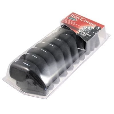 Castle Bay Iron Headcover Set BLACK 3 Castle Bay Iron Headcover Set BLACK