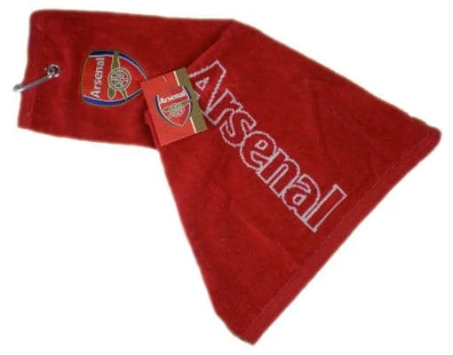 Premier Licencensing Official Arsenal Football Club Trifold Golf Bag Towel 3 Premier Licencensing Official Arsenal Football Club Trifold Golf Bag Towel